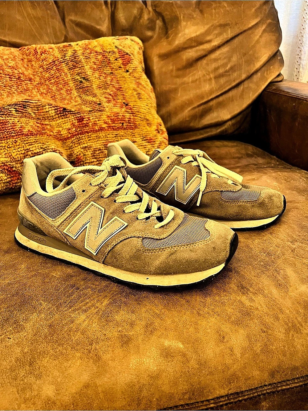 New Balance 574 Men's Sneakers Brown & Beige